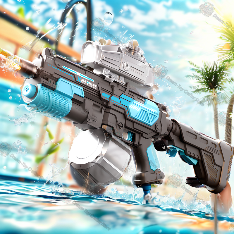 Kids Outdoor Nature Play - Electric M416 Water Gun Automatic Soaker