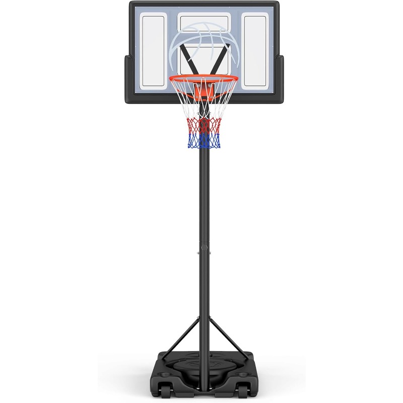 Basketball Hoop Outdoor - Yohood Basketball Hoop Outdoor 10ft Adjustable,