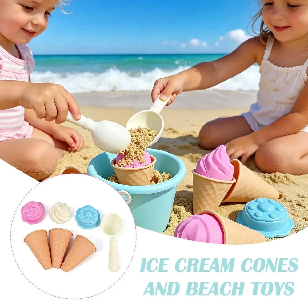 Kids Outdoor Storage - Kids Ice Cream Cone Sand Mold
