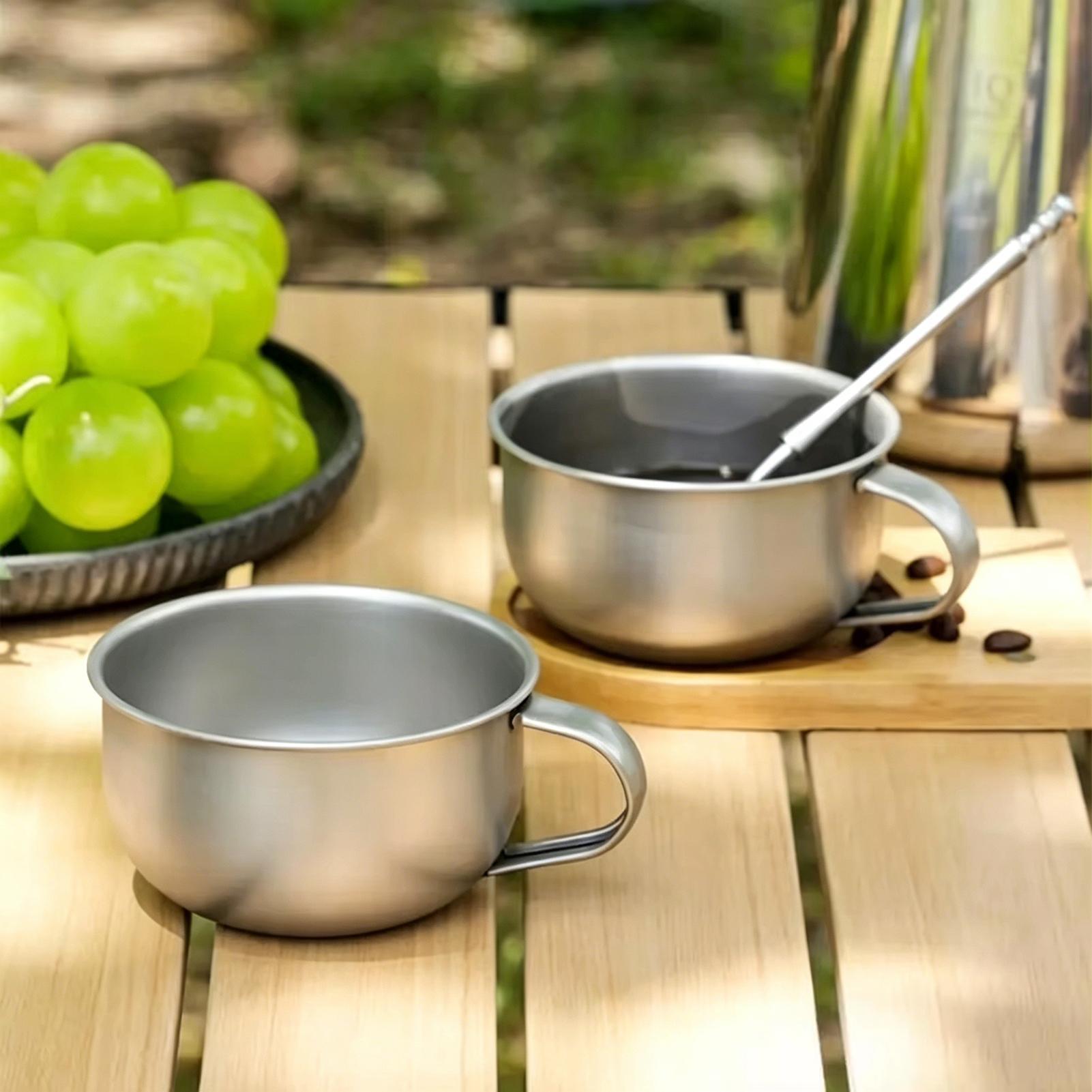 Kids Outdoor Dining Set - 1PC Camping Cup Portable Carabiner Cup