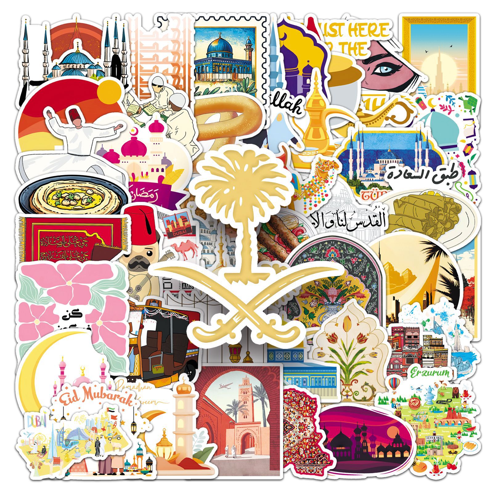 Kids Outdoor Car - 10/50PCS New Middle East Aera Graffiti
