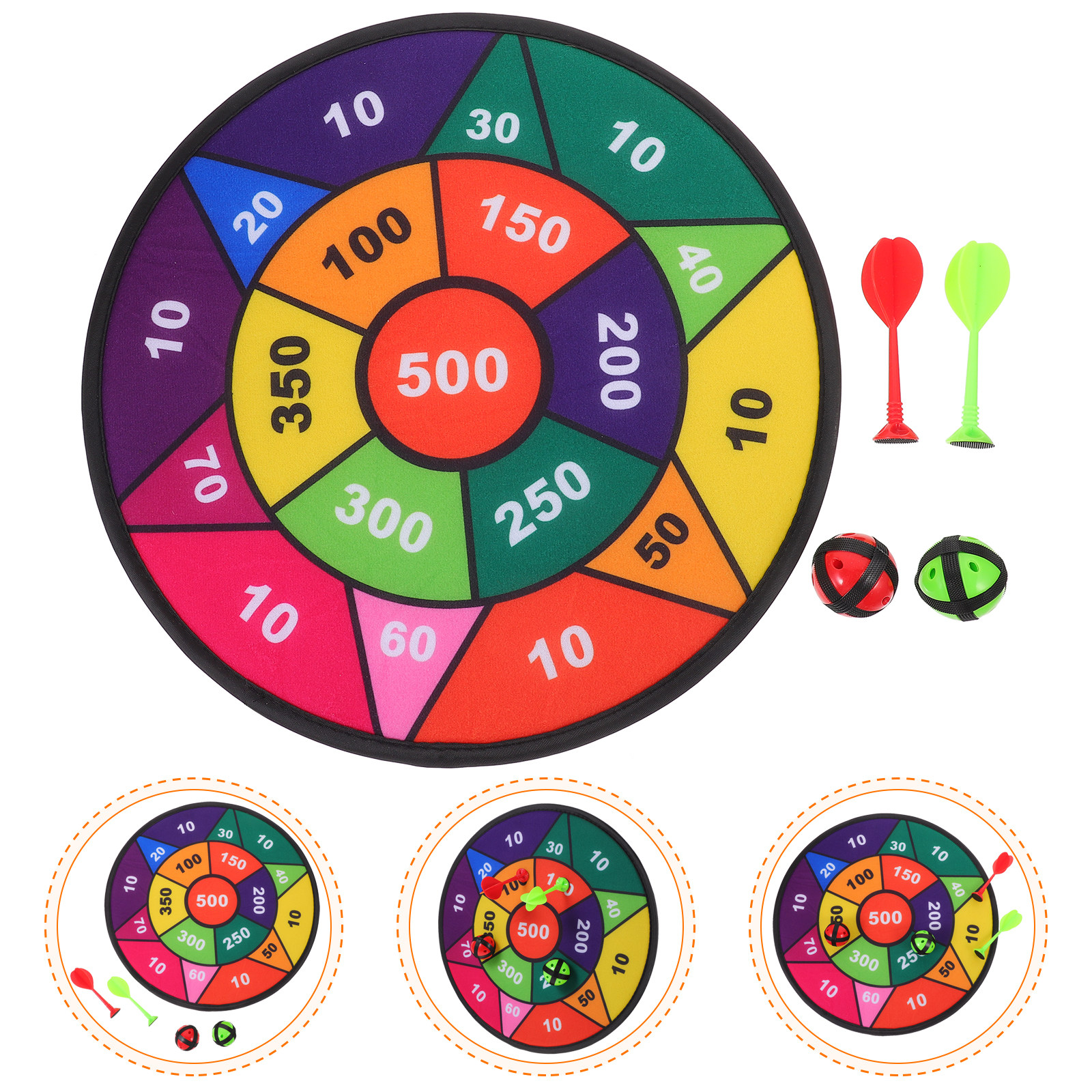 Kids Outdoor Easter Gifts - 1Set Kids Sticky Ball Dart Board