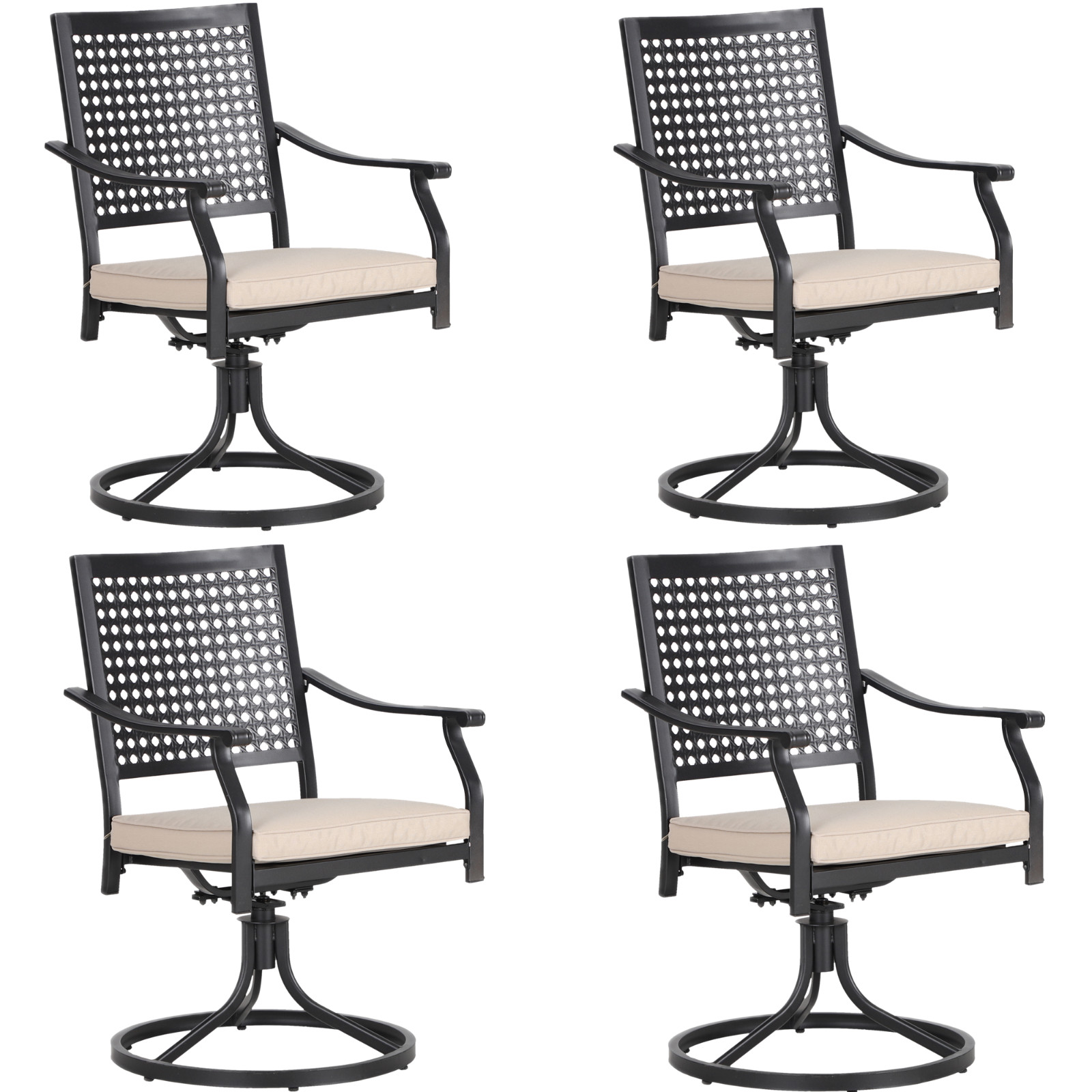 Kids Outdoor Dining Set - Patio Dining Chairs Set of 4
