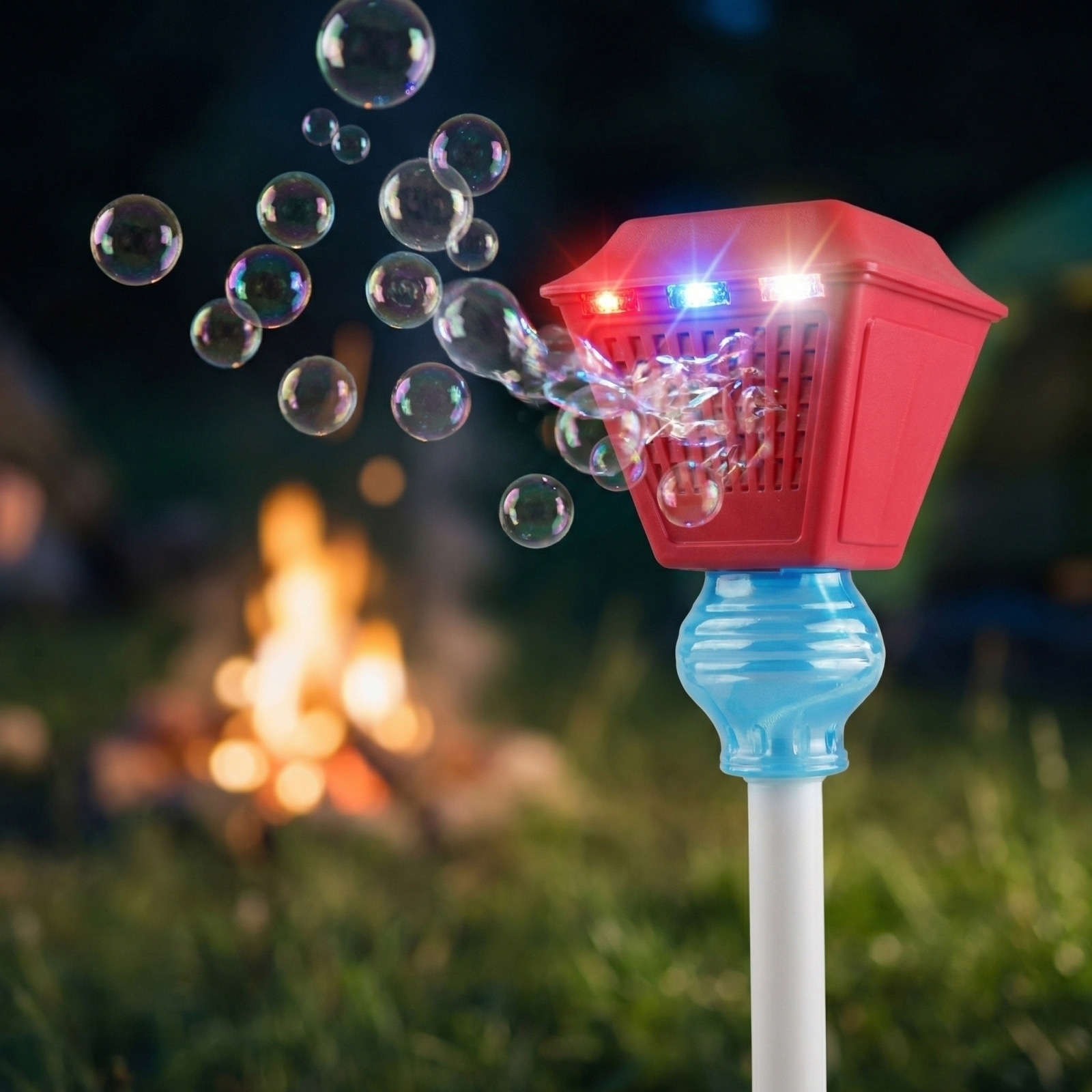 Kids Outdoor Easter Gifts - Street Lamp Blowing Bubbles Machine Automatic