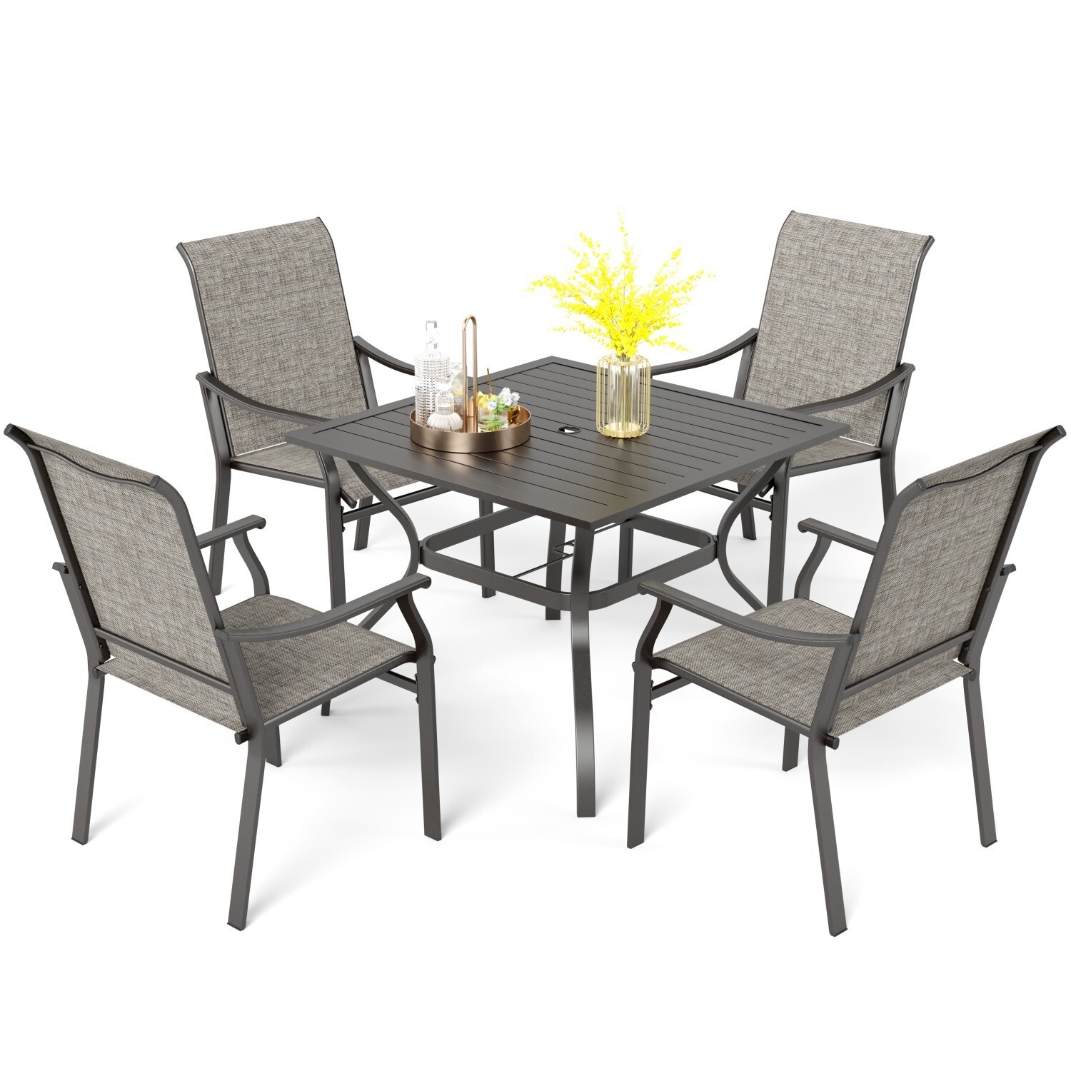 Kids Outdoor Dining Set - 5 Piece Outdoor Dining Sets Patio