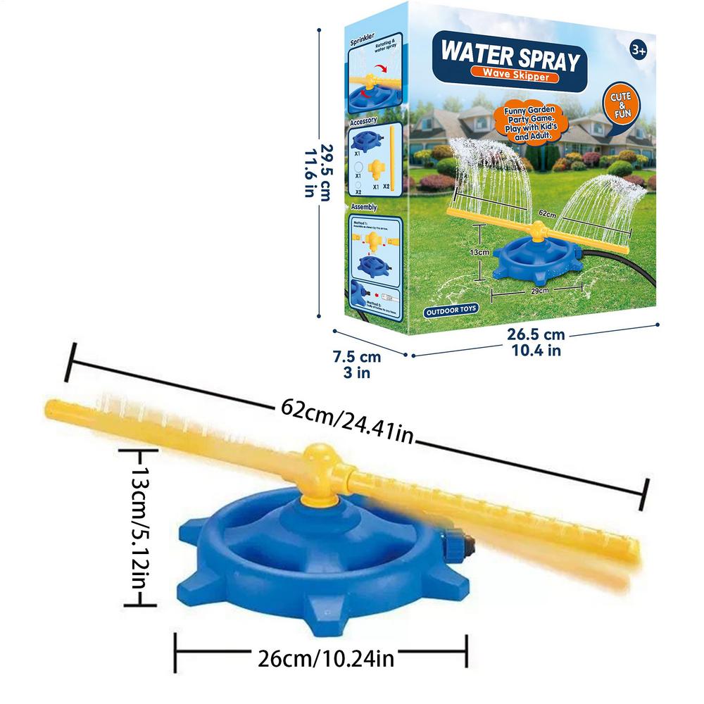 360 Degree Water Sprinkler Rot - Kids Outdoor Yard Toys review and price
