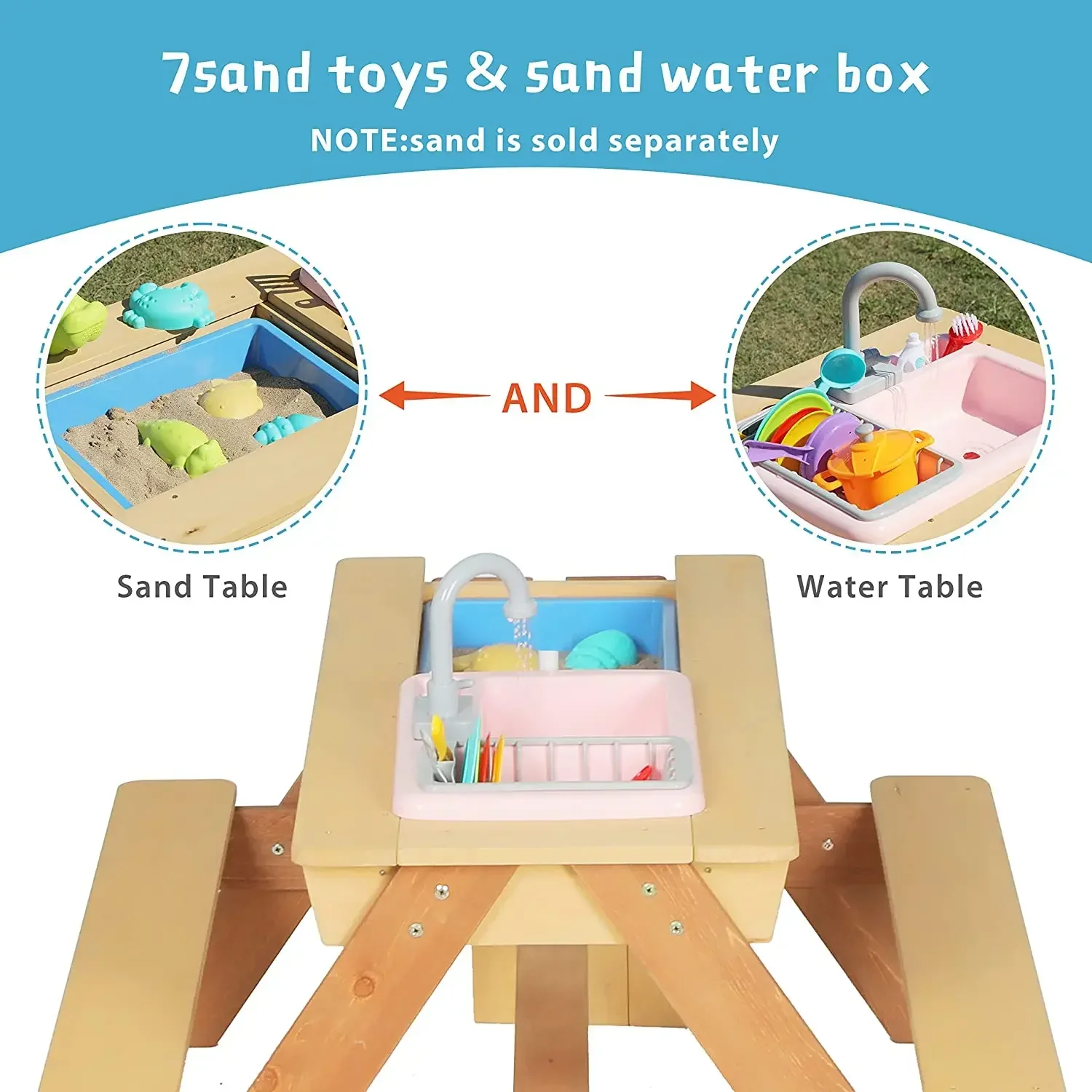 #Kids Picnic Table Outdoor Pat - Kids Outdoor Dining Set review and price