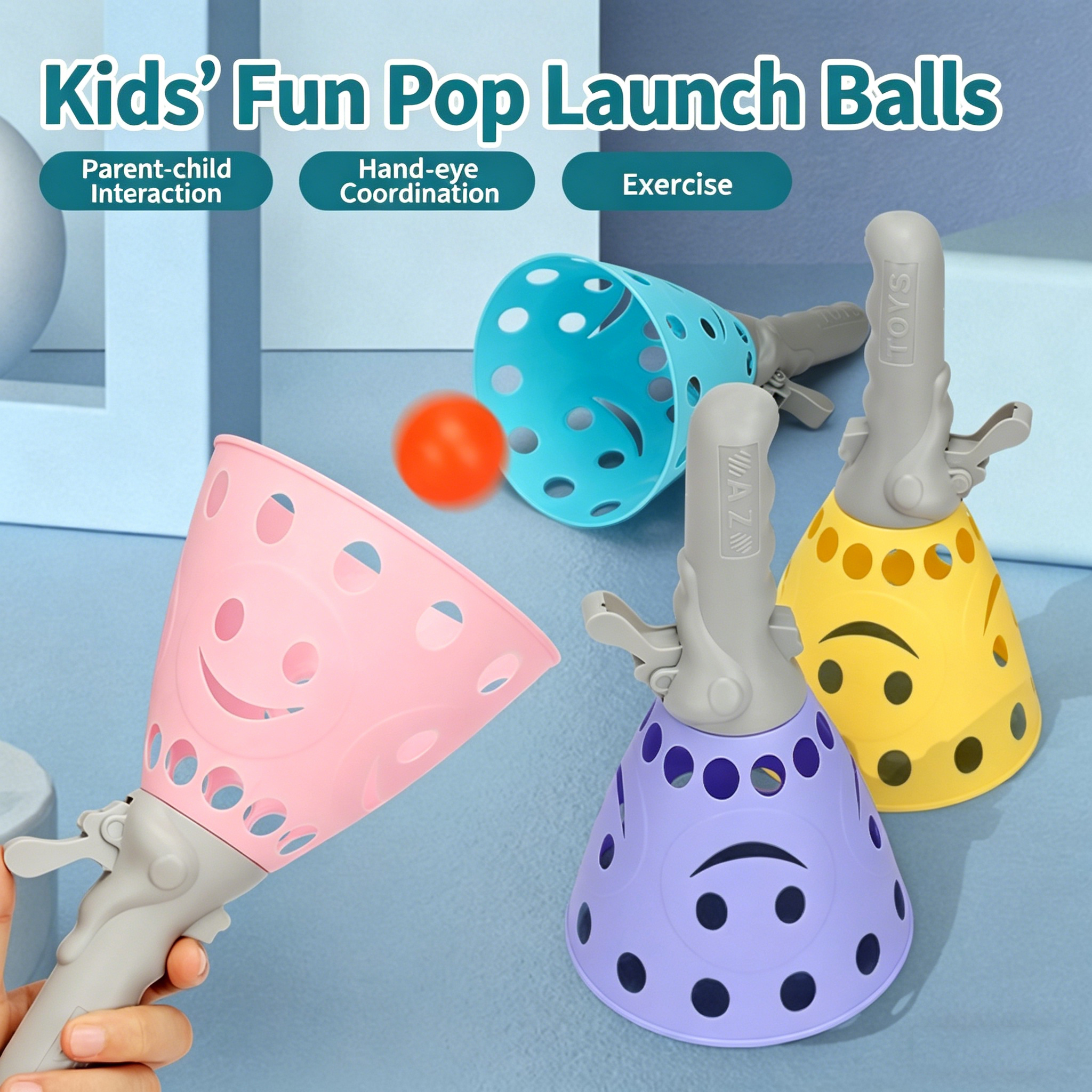 Outdoor Indoor Pass-Catch Ball - Kids Indoor Outdoor Games review and price