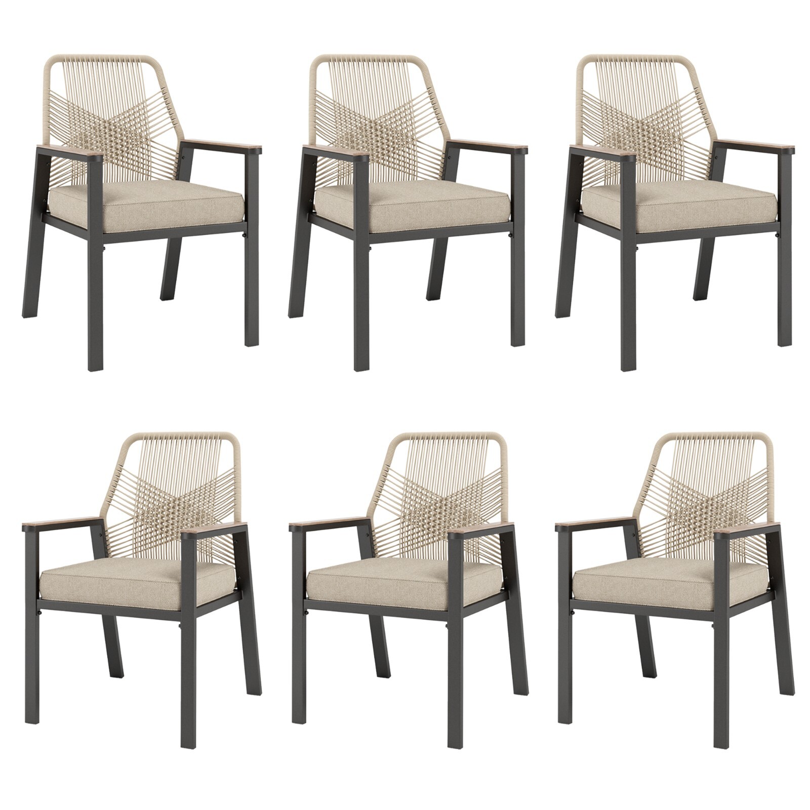 Patio Chairs Set of 6 Wicker R - Kids Outdoor Dining Set review and price