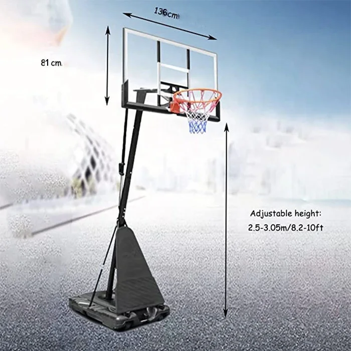 Mobile Basketball Stand Adjust - Basketball Hoop Outdoor review and price