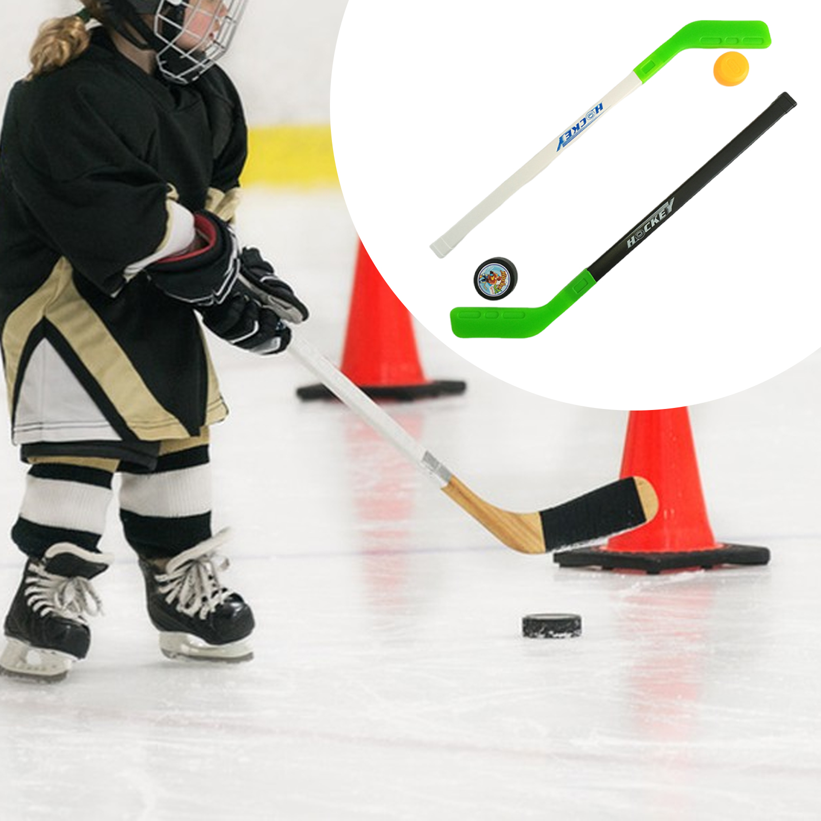 Kids Hockey Sticks and Ball Se - Kids Outdoor Hockey Sticks review and price
