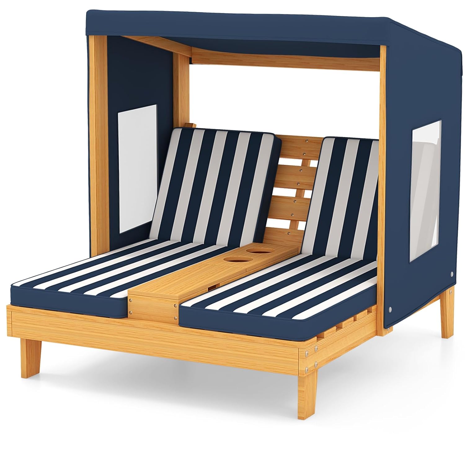 Kids Double Chaise Lounge Outd - Kids Outdoor Loungers review and price