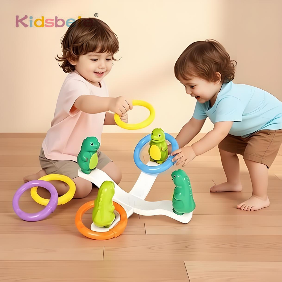 Kids Dinosaur Ring Toss Wobbly - Kids Indoor Outdoor Games review and price