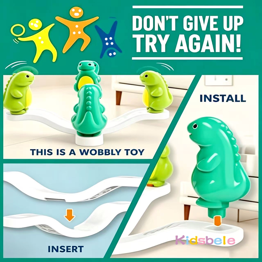 Kids Dinosaur Ring Toss Wobbly - Kids Indoor Outdoor Games review and price