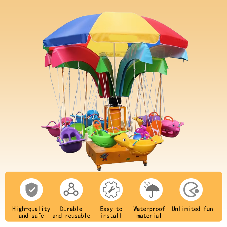 Mini Carousel Ride for Kids Ou - Kids Outdoor Swing review and price