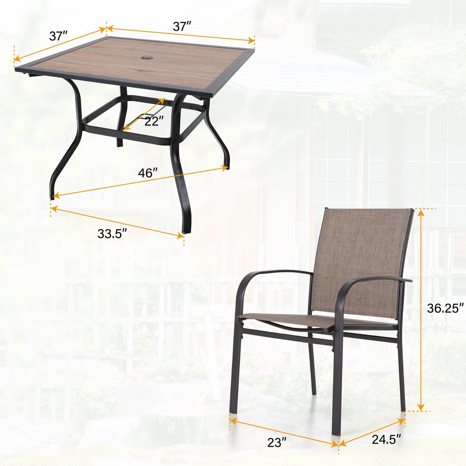 5 Piece Outdoor Dining Set Pat - Kids Outdoor Dining Set review and price