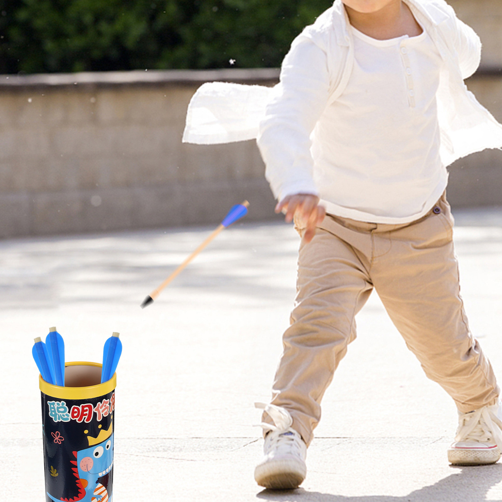 10Pcs Safe Wooden Rubber Throw - Kids Indoor Outdoor Games review and price
