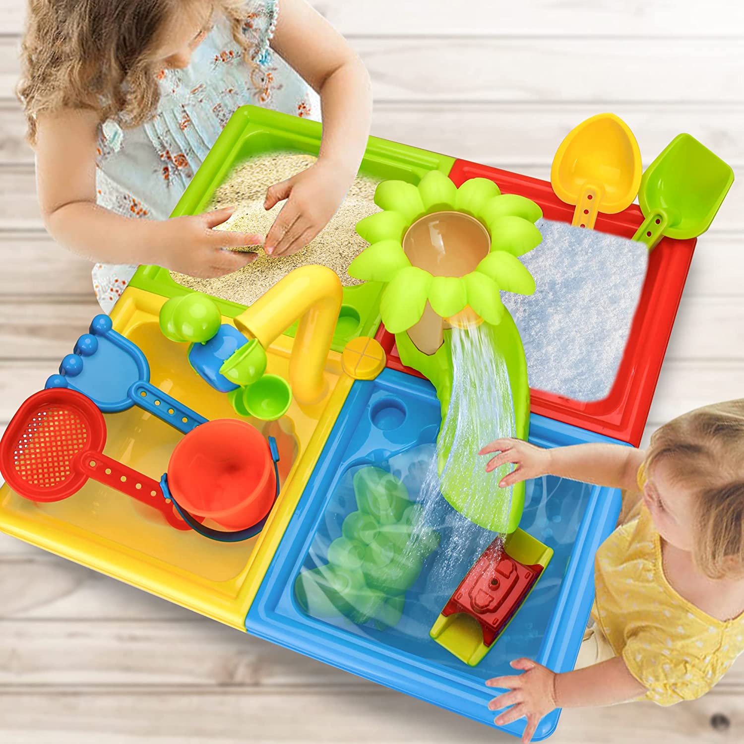 Beach Table Sand Play Toys Chi - Kids Outdoor Nature Play review and price
