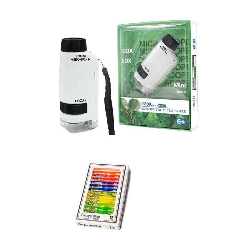 60-120x Mini Pocket Microscope - Kids Outdoor Microscope review and price