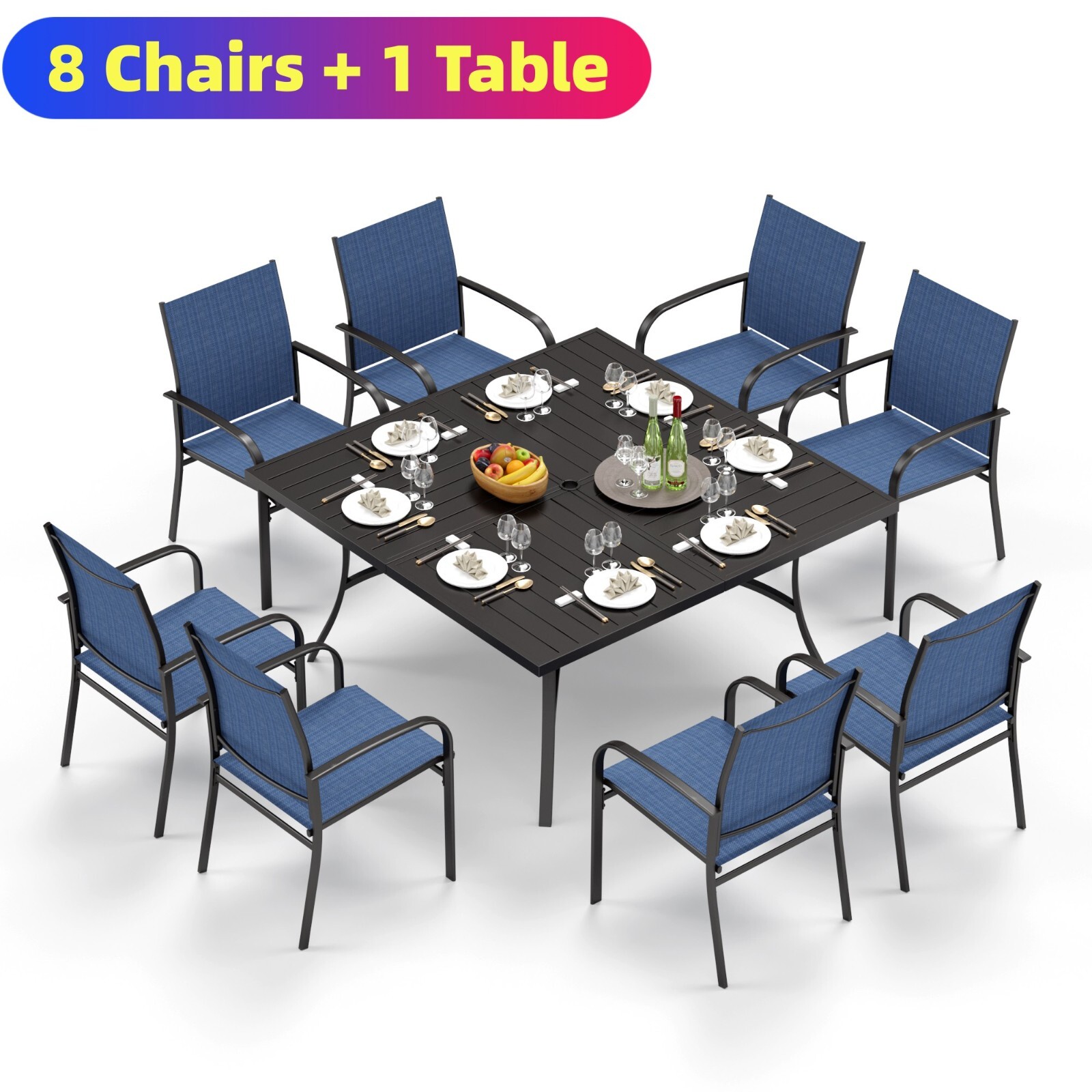 9 Piece Patio Furniture Set Ou - Kids Outdoor Dining Set review and price