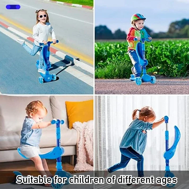2-in-1 Kids Kick Scooter with  - Kids Outdoor Ride On review and price