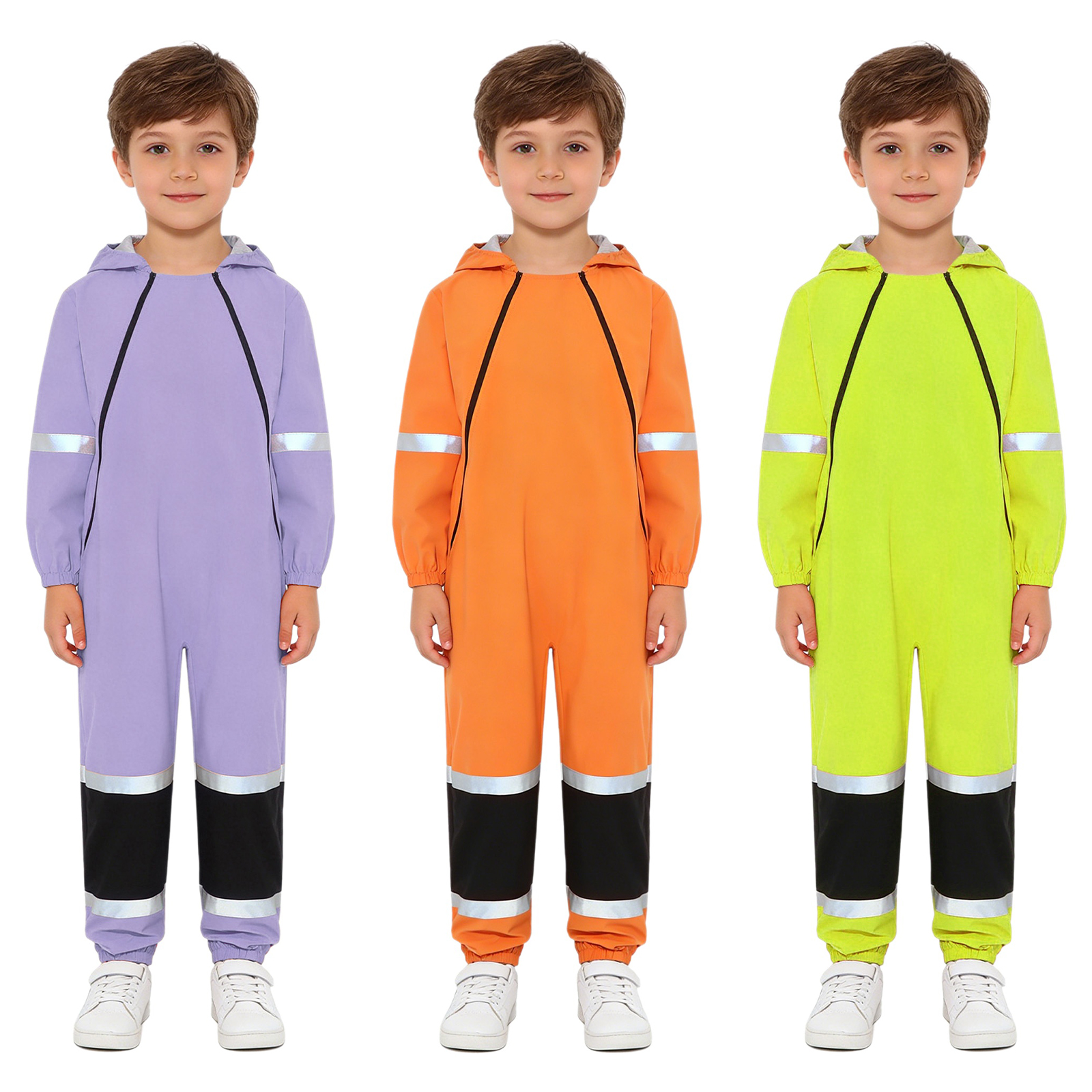 Boys Girls Rain Suit Waterproo - Kids Outdoor Overalls review and price
