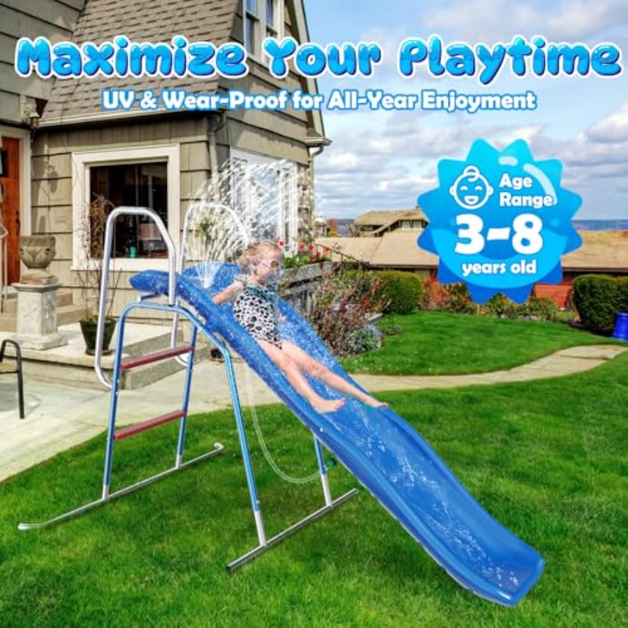 Backyard outdoor water slide f - Kids Outdoor Zone review and price