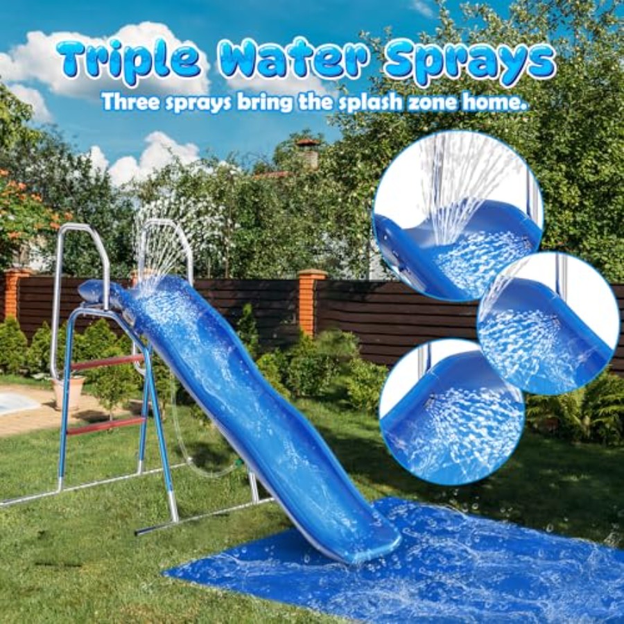 Backyard outdoor water slide f - Kids Outdoor Zone review and price
