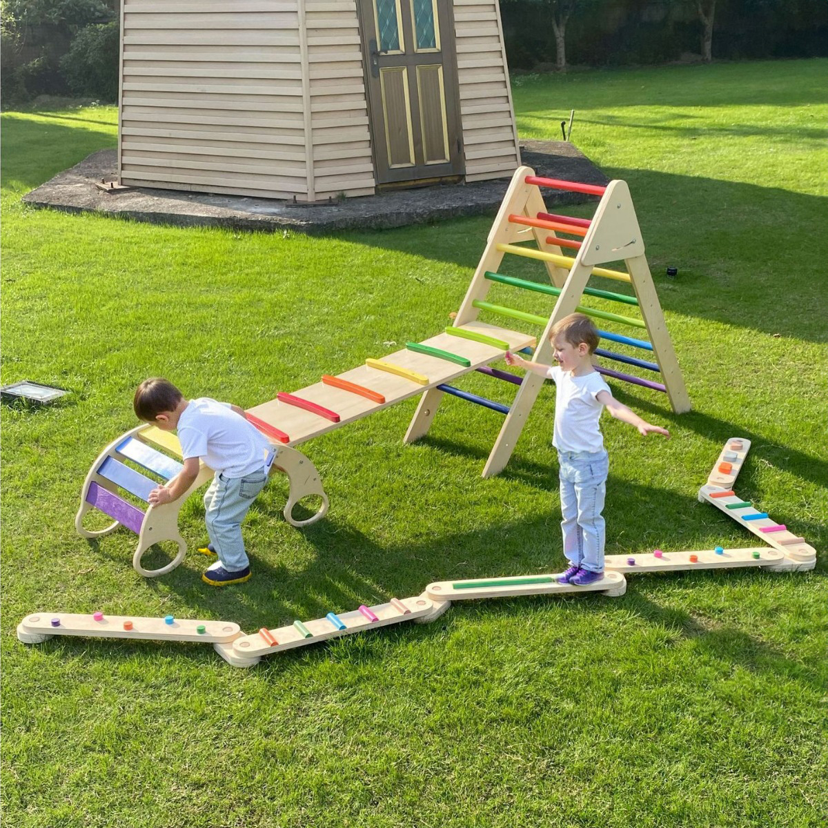 Customizable Eco-Friendly Beec - Kids Outdoor Balance Beam review and price