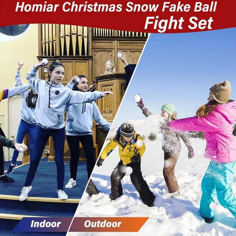 20 Pcs Soft Snow Fake Balls In - Kids Indoor Outdoor Games review and price