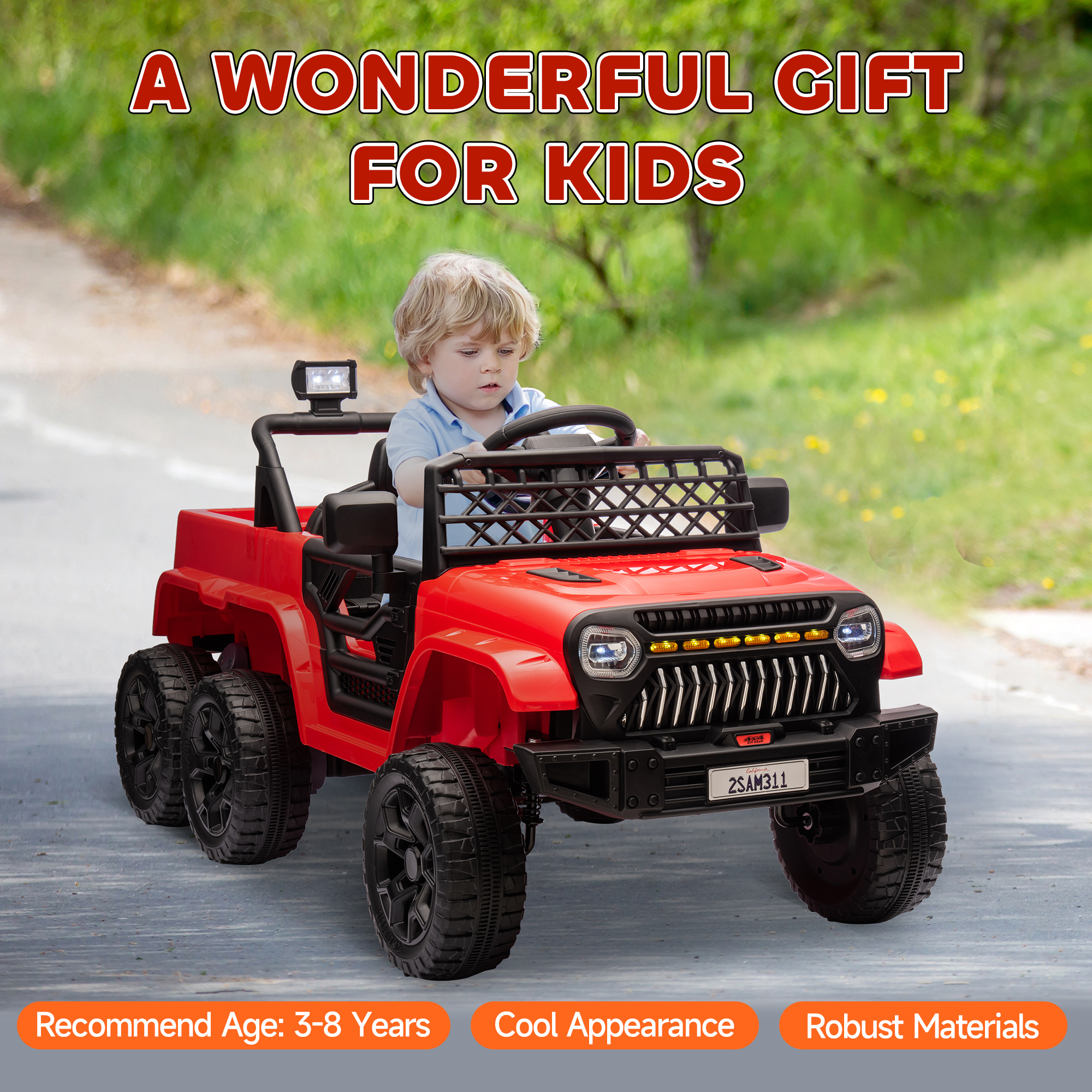 Kids Electric Ride On Toy 12V  - Kids Outdoor Ride On review and price
