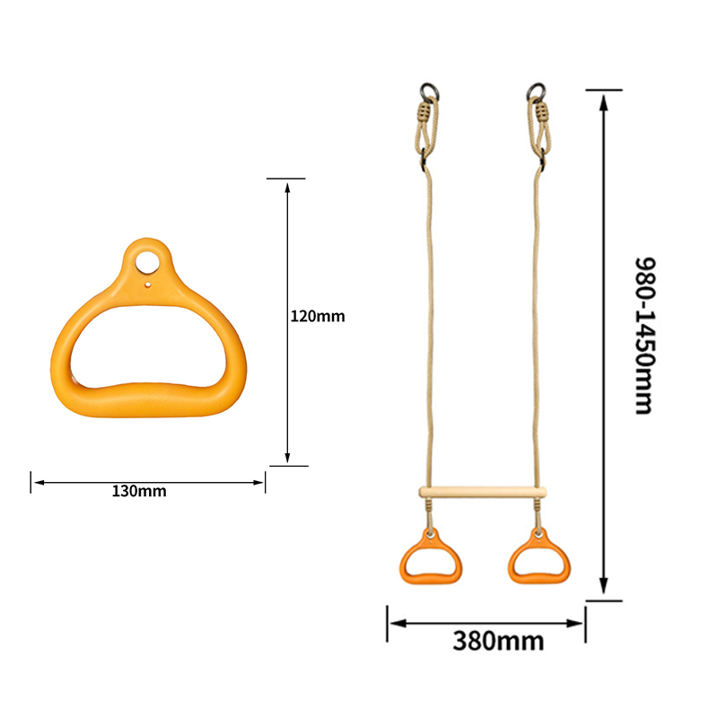 Montessori Trapeze Swing Set f - Kids Outdoor Gym Equipment review and price