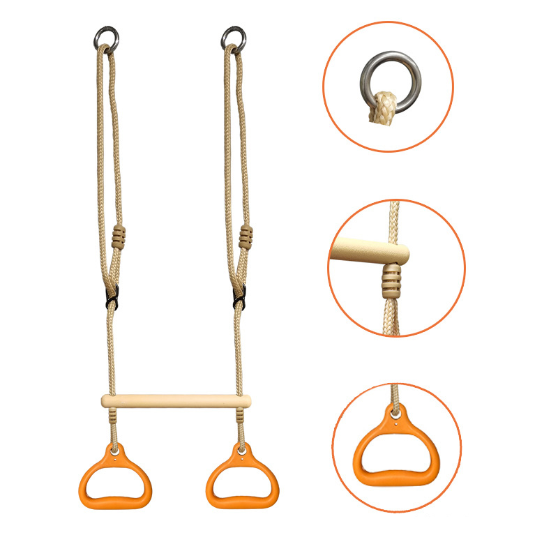 Montessori Trapeze Swing Set f - Kids Outdoor Gym Equipment review and price