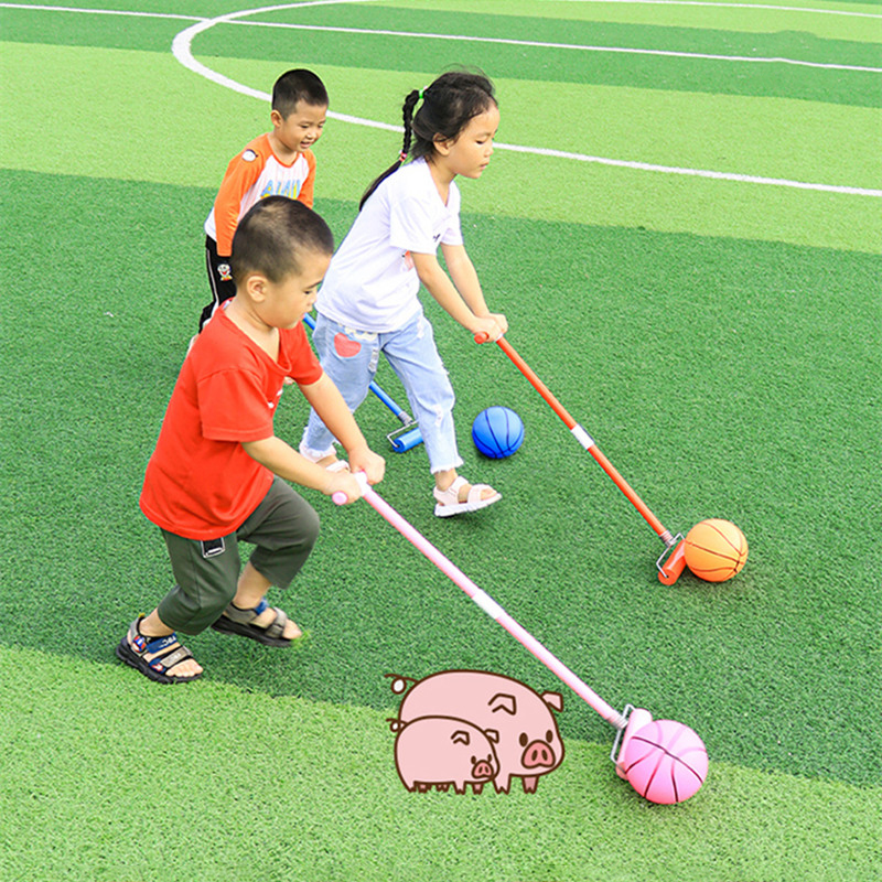 Kids Push Ball Toy Funny Outdo - Kids Outdoor Hockey Sticks review and price