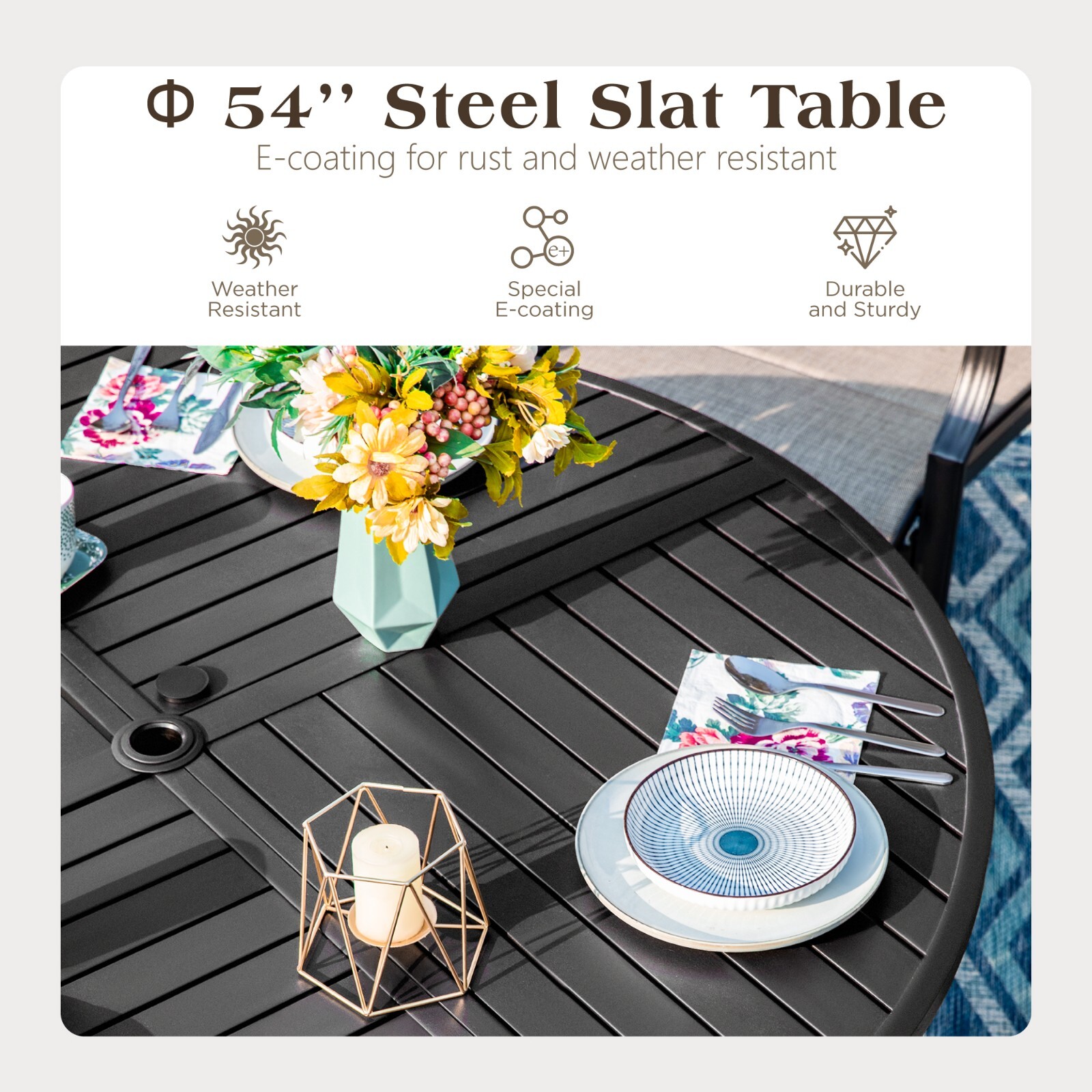 7Piece Patio Dining Set with U - Kids Outdoor Dining Set review and price