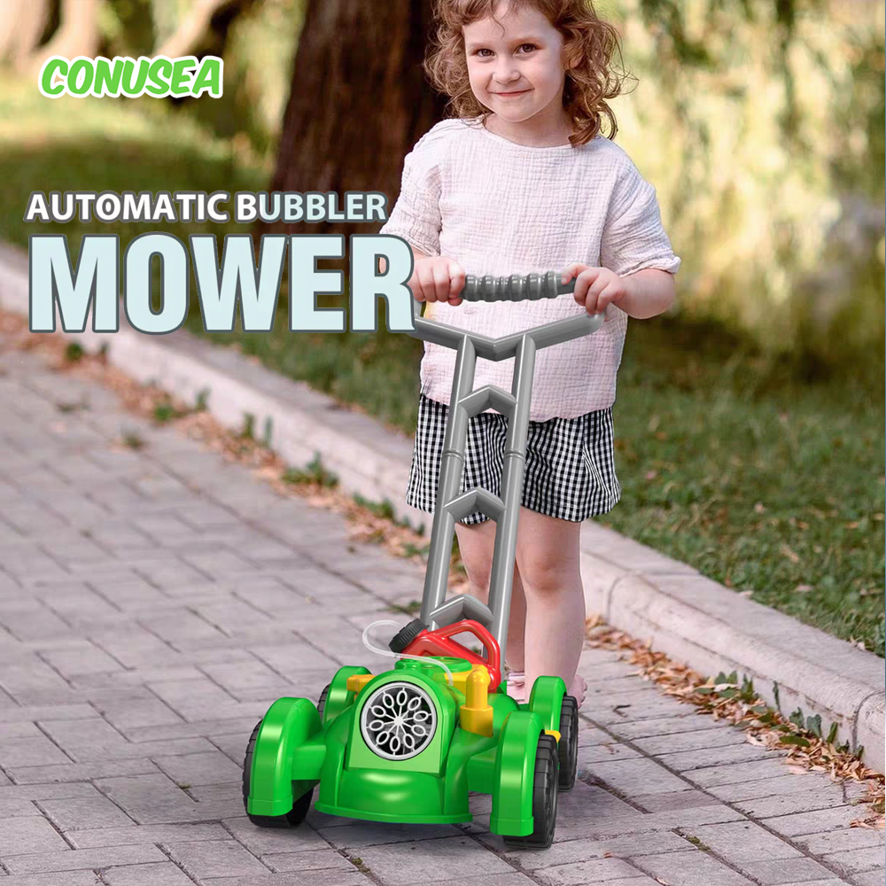 Trolley Bubble Machine Gun Car - Kids Outdoor Lawn Mower review and price