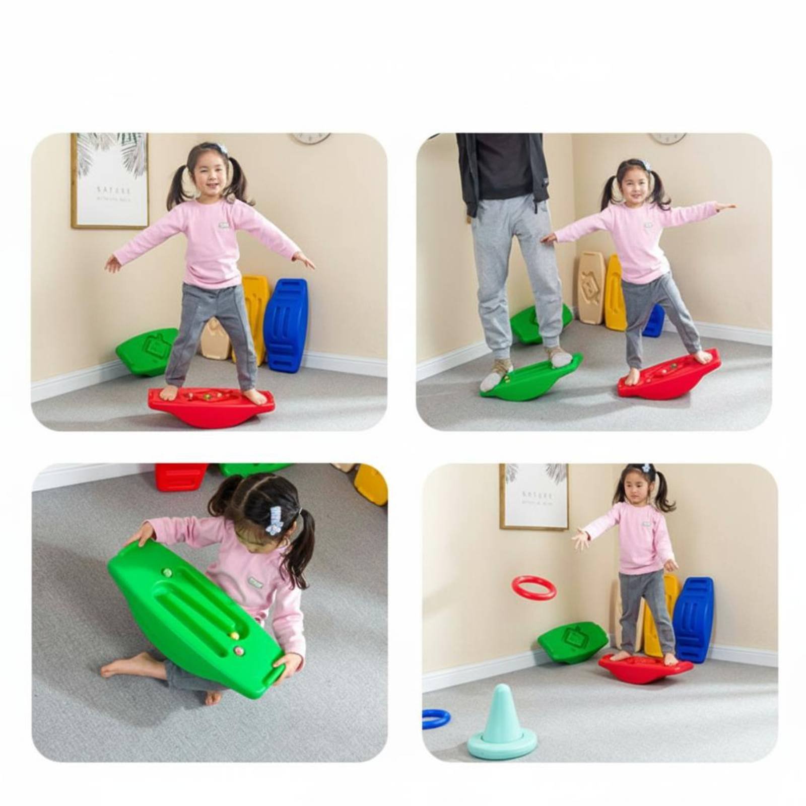 Wobble Balance Board Non-Slip  - Kids Outdoor Balance Beam review and price