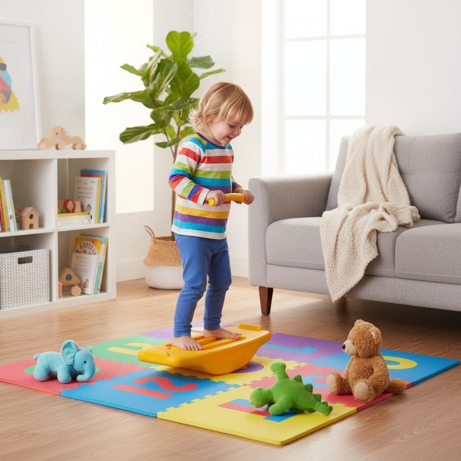 Wobble Balance Board Non-Slip  - Kids Outdoor Balance Beam review and price