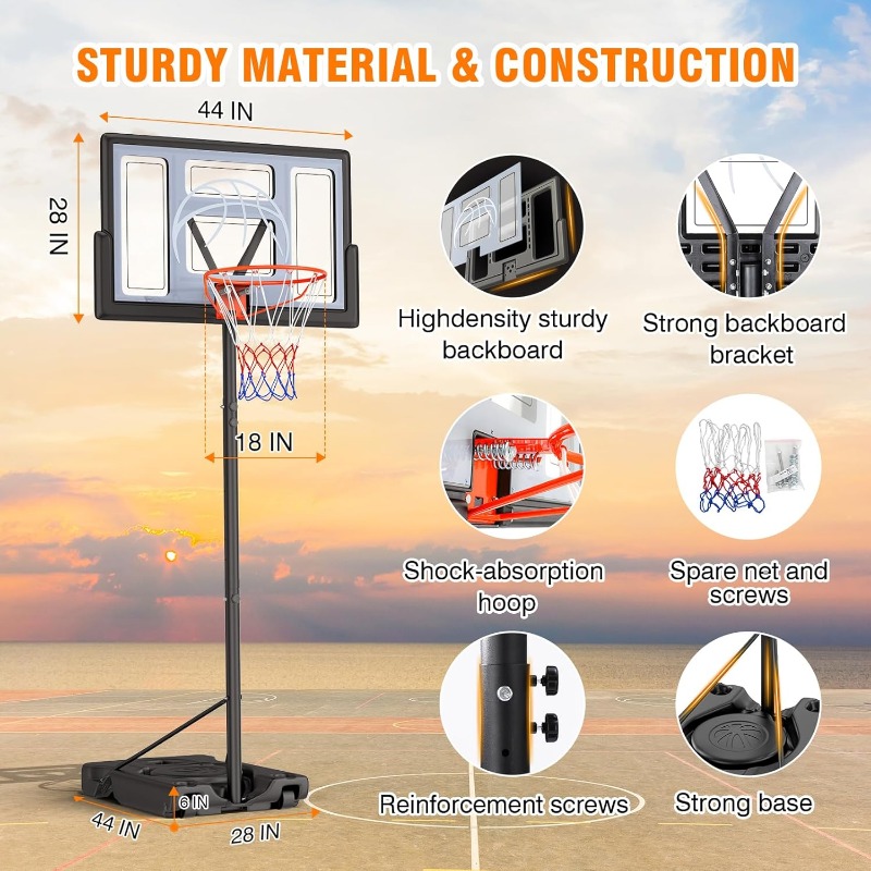 Yohood Basketball Hoop Outdoor - Basketball Hoop Outdoor review and price