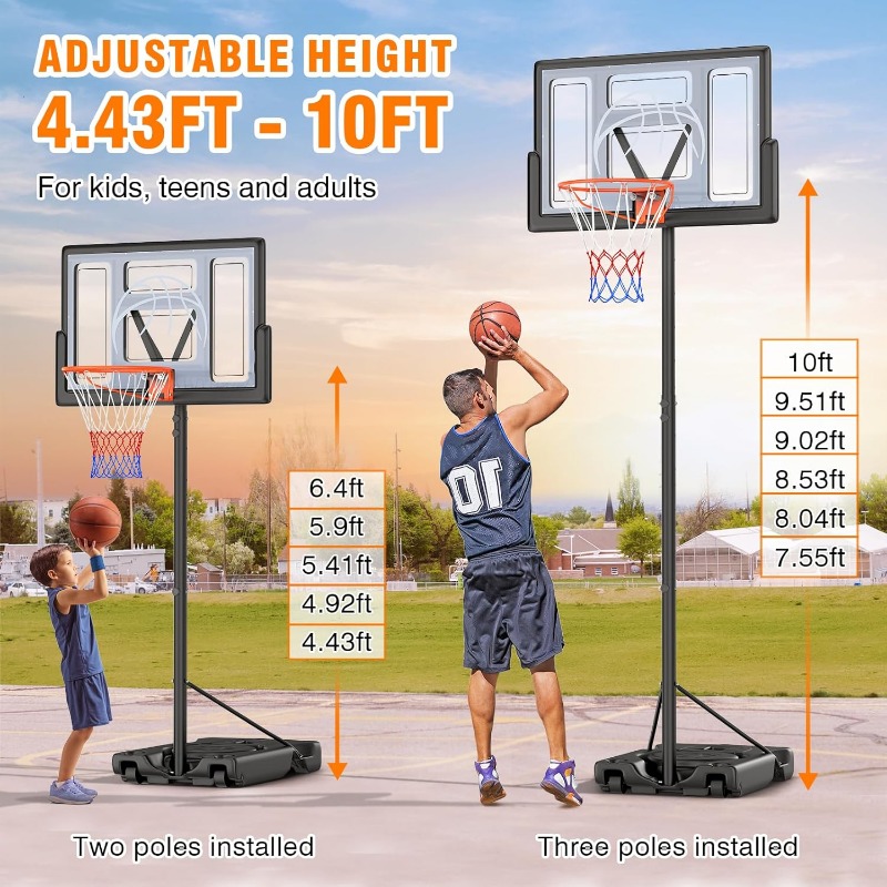 Yohood Basketball Hoop Outdoor - Basketball Hoop Outdoor review and price