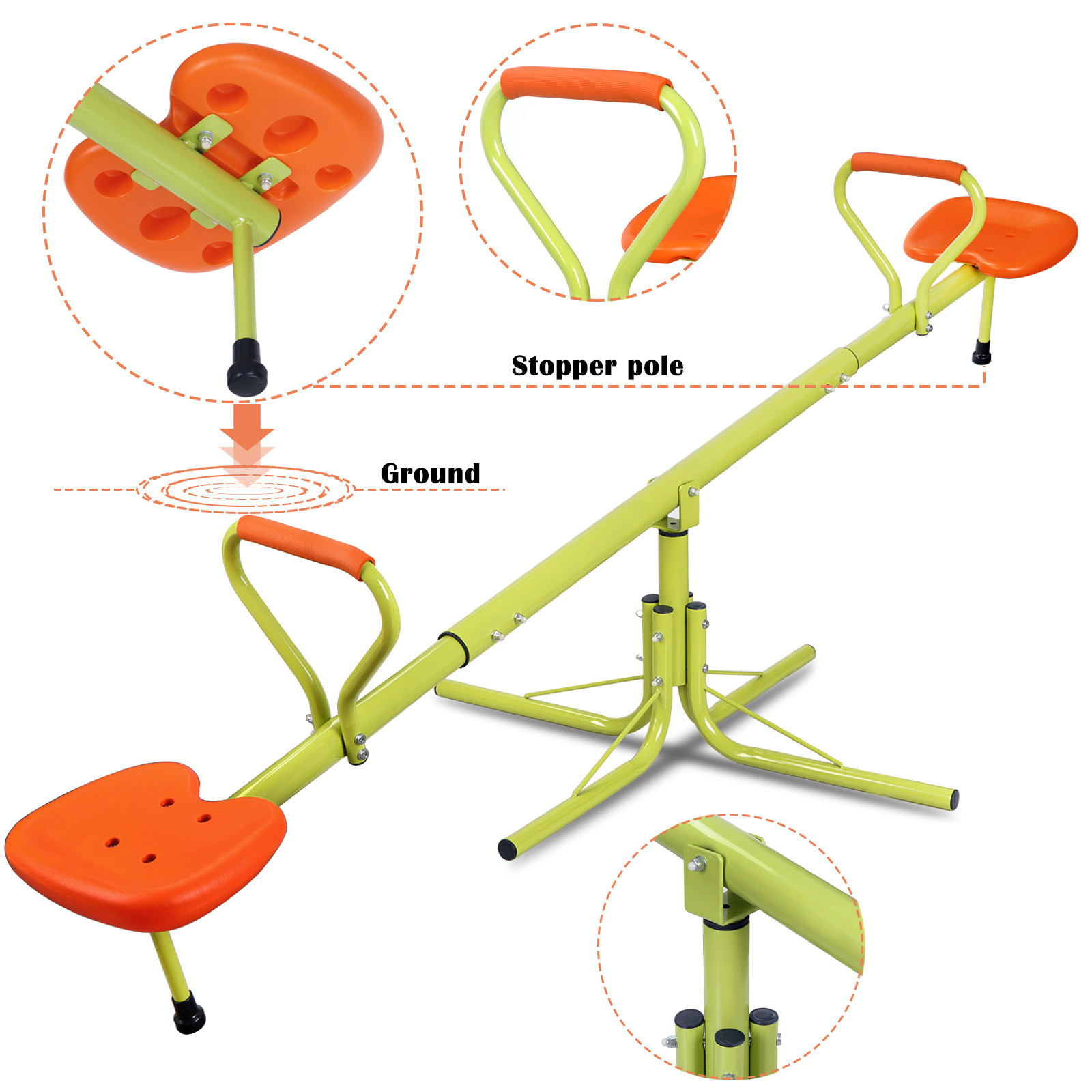 Rotation Outdoor Kids Seesaw 3 - Kids Outdoor Swing review and price
