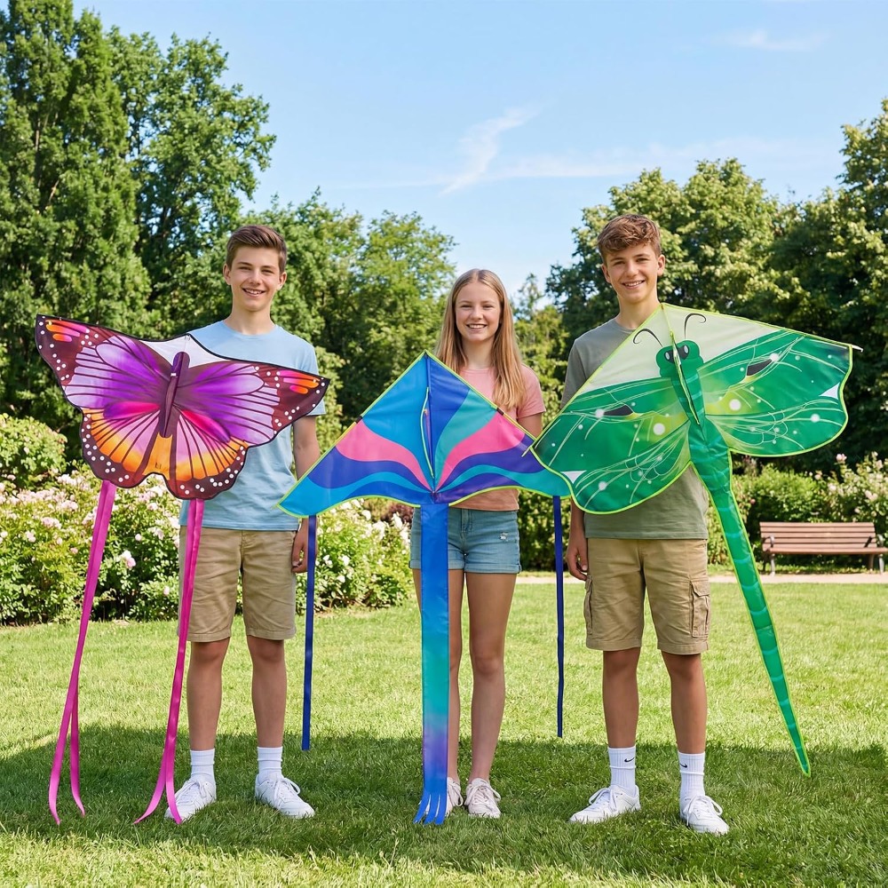 3 Pack Large Kites Butterfly D - Kids Outdoor Easter Gifts review and price