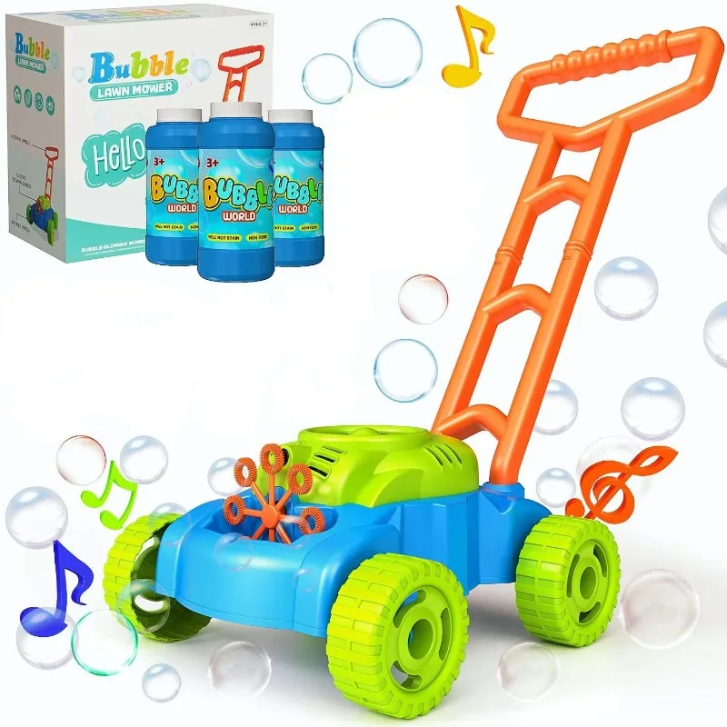 Electric Bubble Cart Toy Outdo - Kids Outdoor Lawn Mower review and price