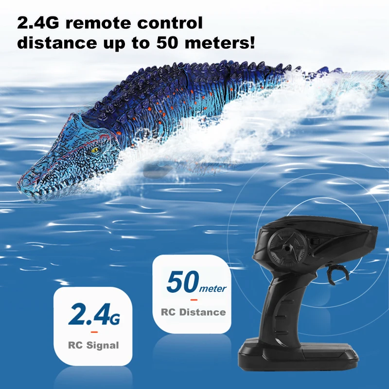 2.4G Simulation Mosasaurus RC  - Kids Outdoor Swing review and price