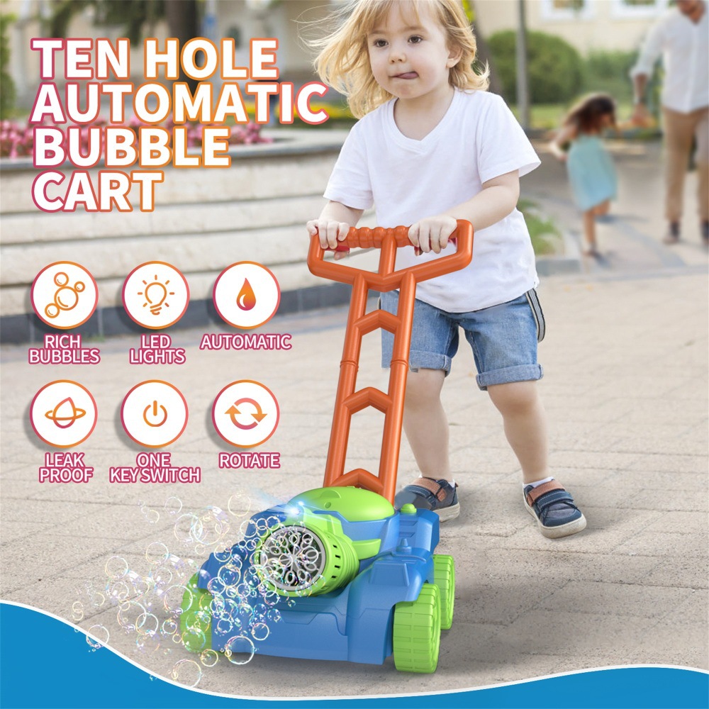 Tank Trolley Automatic Bubble  - Kids Outdoor Lawn Mower review and price