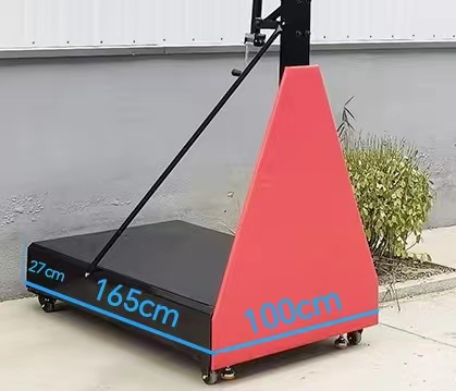 Adjustable-height Mobile Baske - Basketball Hoop Outdoor review and price
