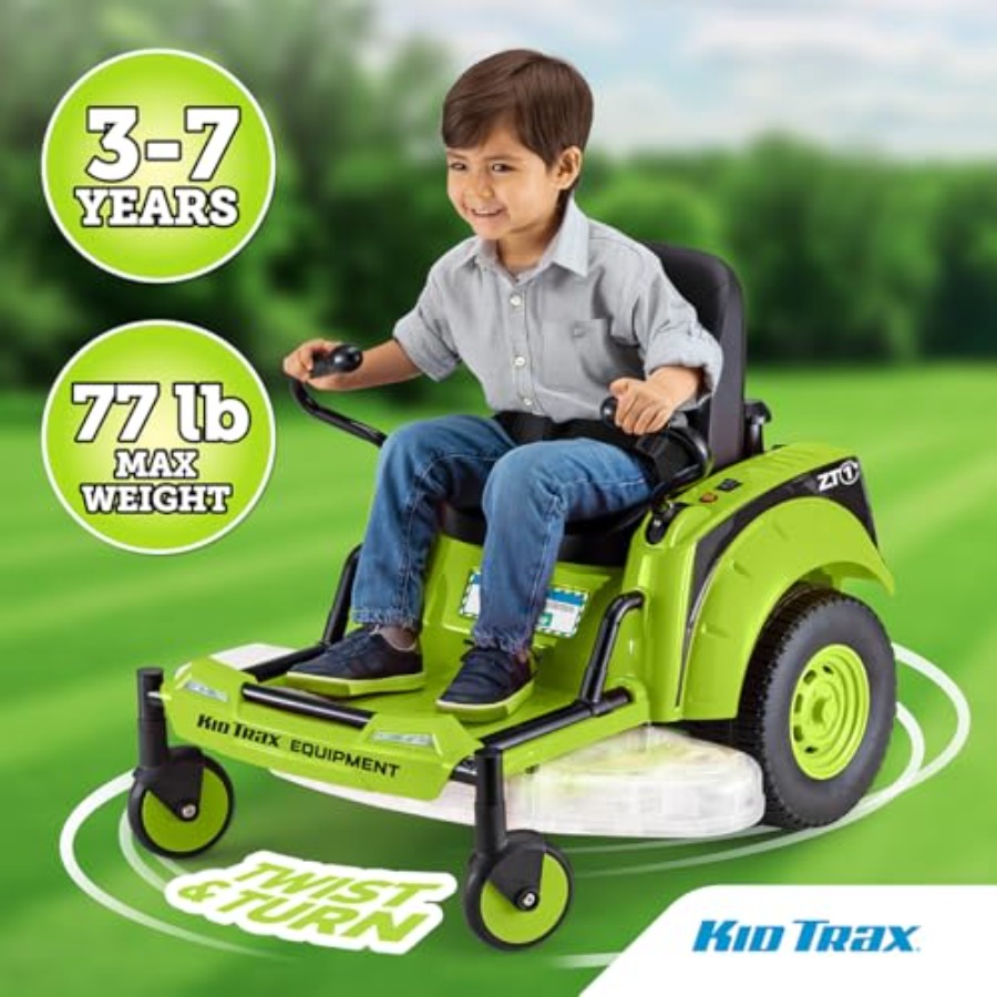 Kid Trax 12V Zero Turn Lawn Mo - Kids Outdoor Lawn Mower review and price
