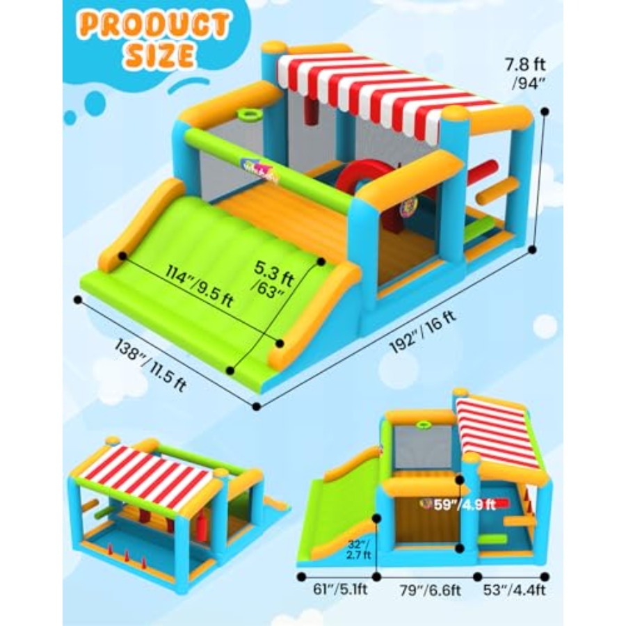 Extra Large Bounce House for B - Kids Outdoor Zone review and price
