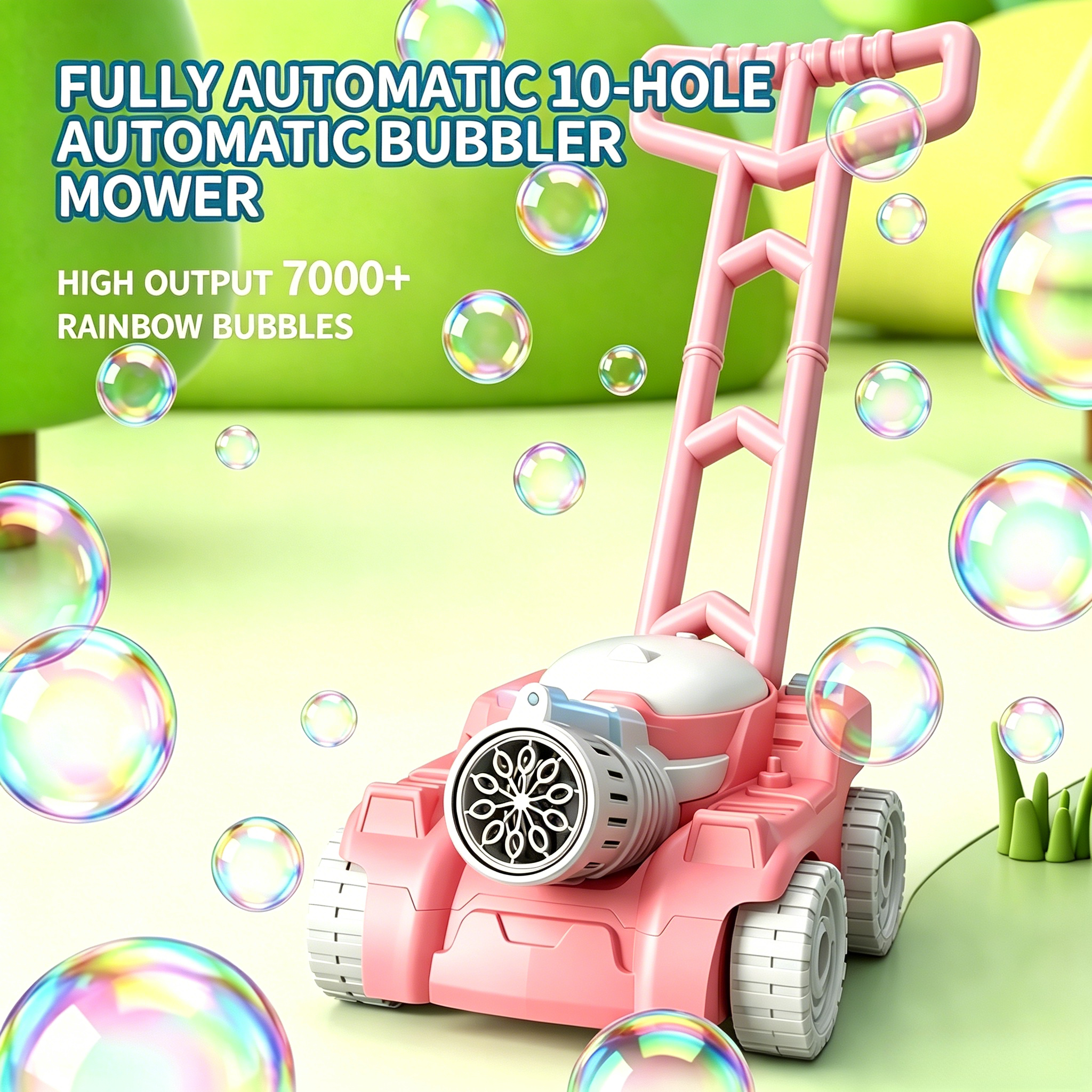 1Pc Bubble Lawn Mower, kids pu - Kids Outdoor Lawn Mower review and price