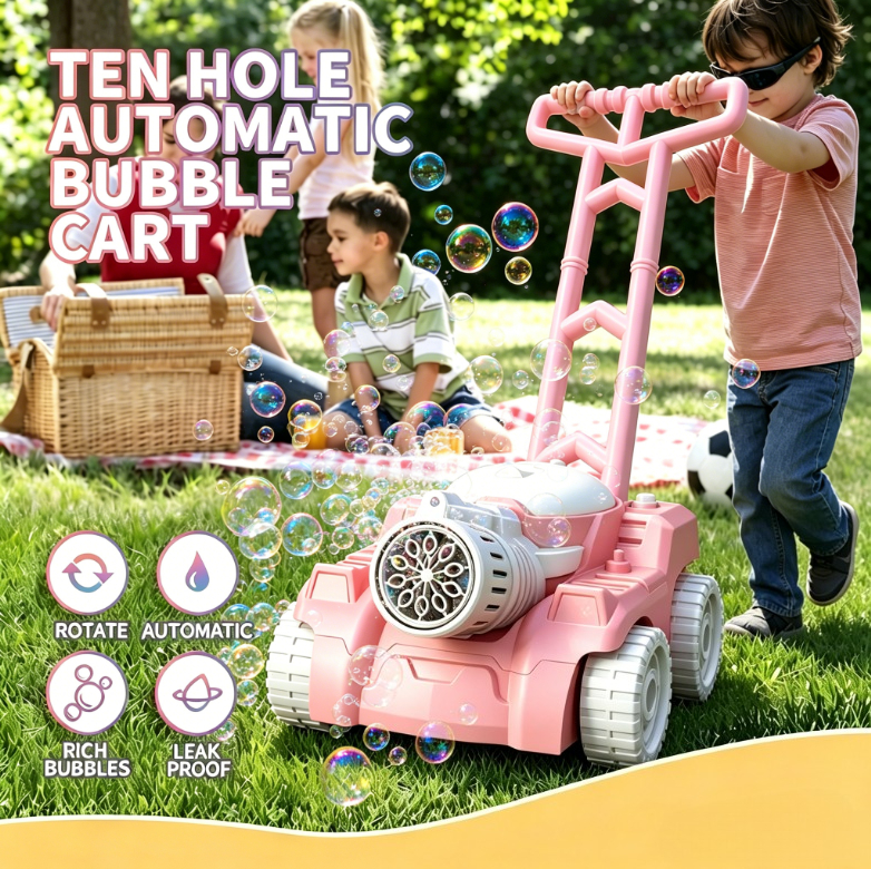 1Pc Bubble Lawn Mower, kids pu - Kids Outdoor Lawn Mower review and price